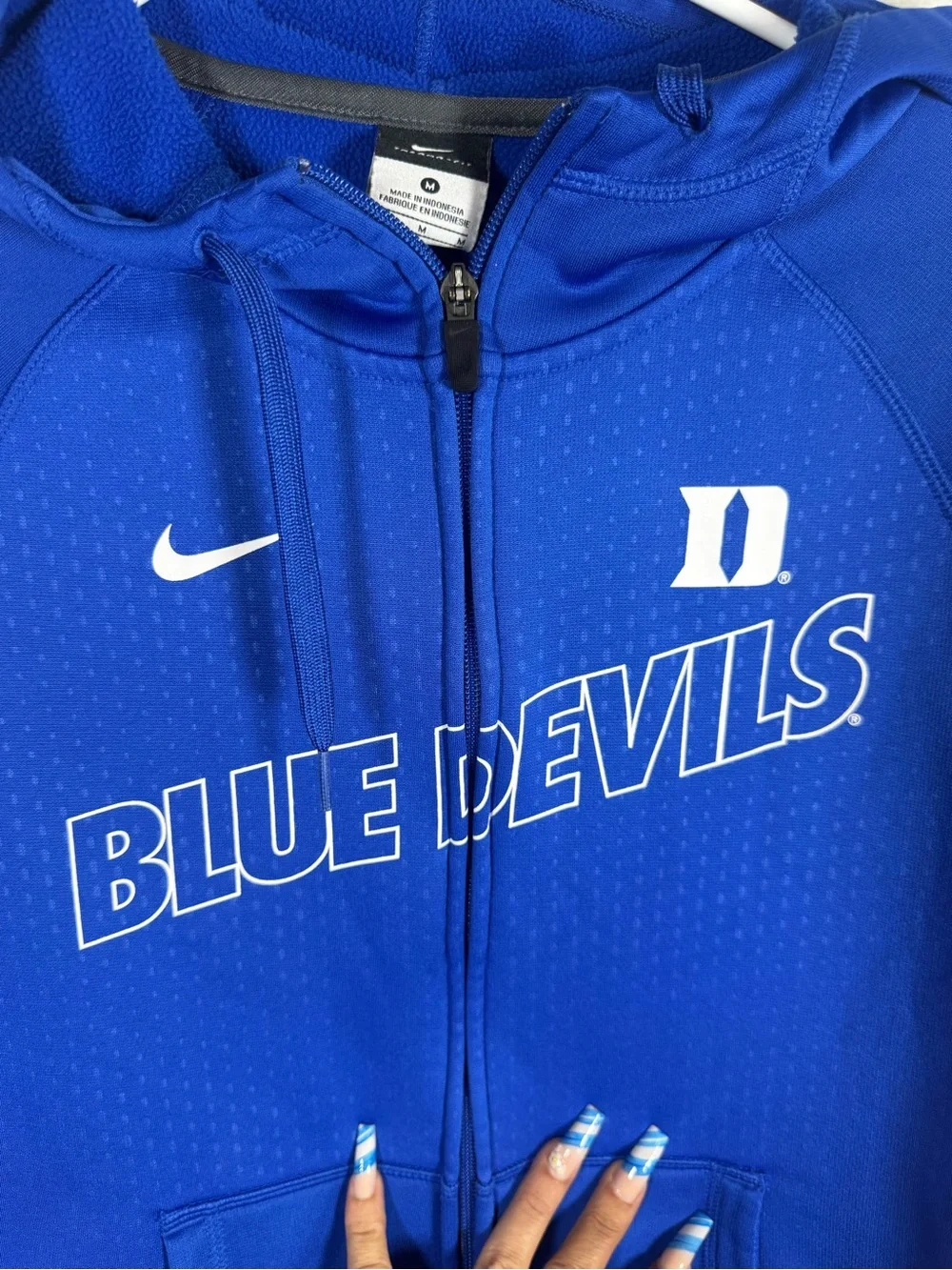 Nike Blue Devils Therma-Fit Zip-Up Jacket
